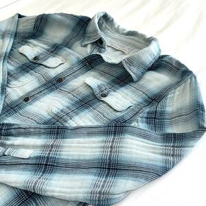 Outerknown Slow Down Shirt - CRAZY SOFT double gaze - Plaid, Men’s Large